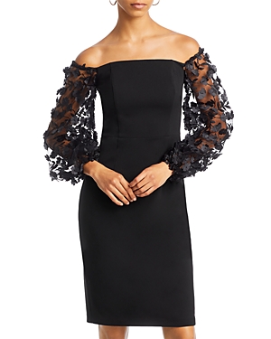 ELIZA J OFF-THE-SHOULDER DRESS