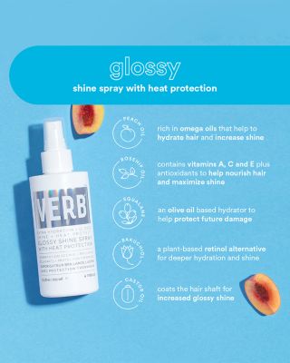 Glossy Shine Spray with Heat Protection 6.5 oz.