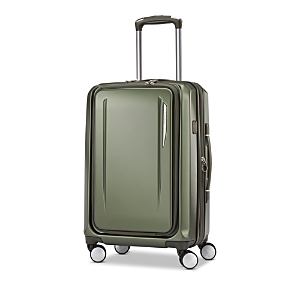 Samsonite Just Right Expandable Carry On Spinner Suitcase In Olive