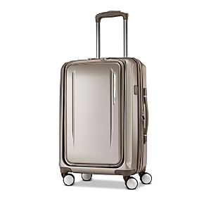 Samsonite Just Right Expandable Carry On Spinner Suitcase In Sandstone