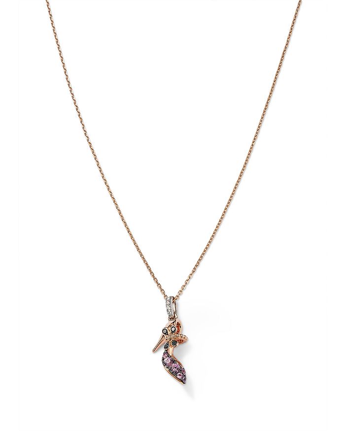 High heel outlet diamond necklace