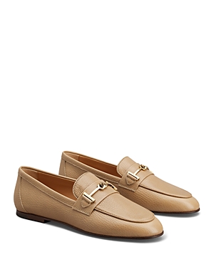 Tod's Women's Slip On T Ring Loafer Flats Tod's Women's Slip On T Ring Loafer Flats