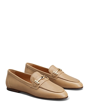 Tod's Women's Slip On T Ring Loafer Flats