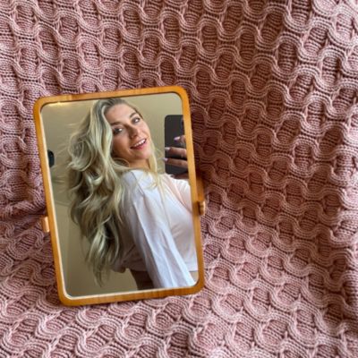 Washed Curvy Pink Throw