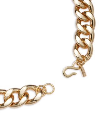 Link Necklace in 20K Gold Plated, 19&amp;quot;