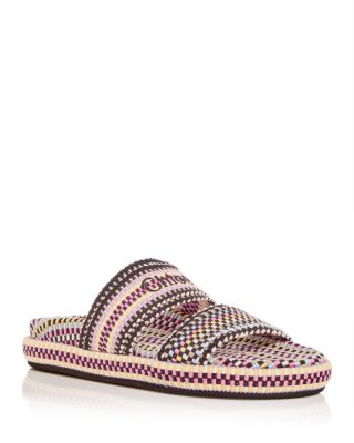 Chloé Women's Rori Woven Slide Sandals | Bloomingdale's