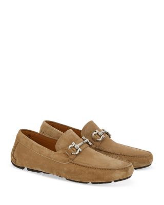 Ferragamo Men's Parigi New Arizona Leather Drivers - Regular