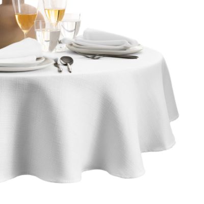 Laurel Solid Texture Water and Stain Resistant Table Linen Collection