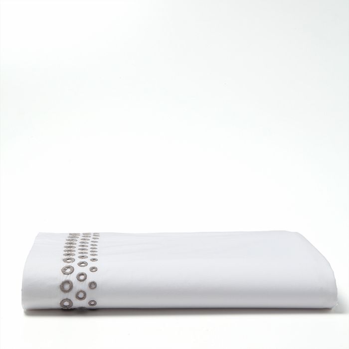 Vera Wang Circle Eyelet King Fitted Sheet Bloomingdale's