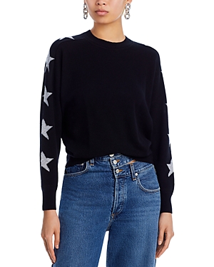 Aqua Cashmere Star Intarsia Sweater - 100% Exclusive