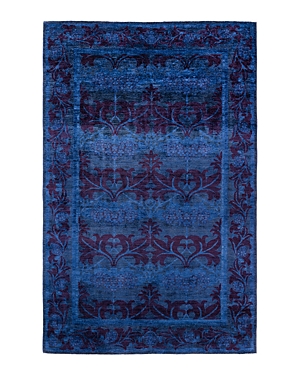 Bloomingdale's Fine Vibrance M1655 Area Rug, 6'1 X 9'2 In Blue