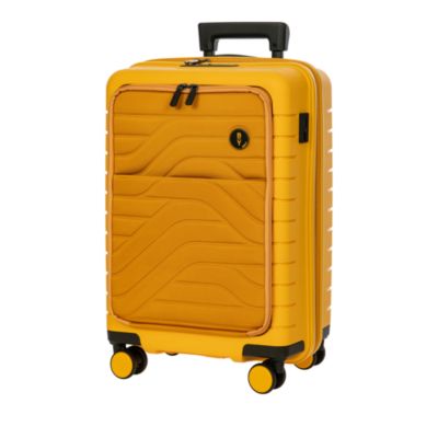 By Ulisse 21" Expandable Carry On Spinner Suitcase with Pocket