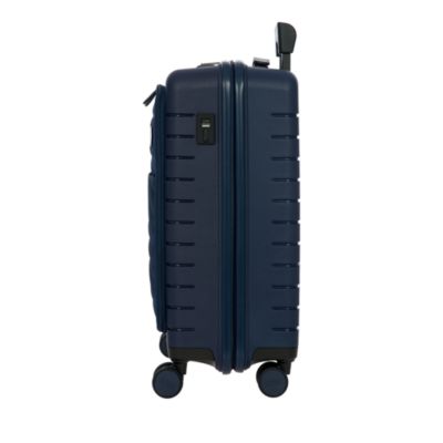 By Ulisse 21" Expandable Carry On Spinner Suitcase with Pocket