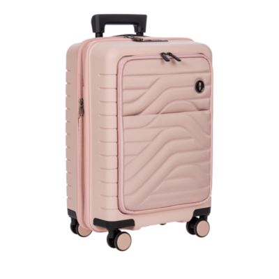 By Ulisse 21&amp;quot; Expandable Carry On Spinner Suitcase with Pocket