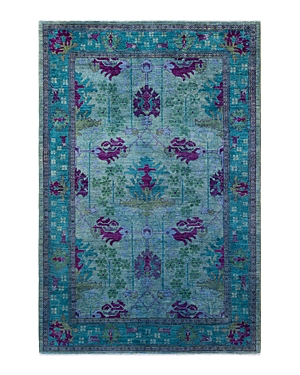 Bloomingdale's Fine Vibrance M1745 Area Rug, 6' X 9'1 In Yellow