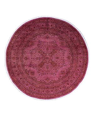Bloomingdale's Fine Vibrance M1298 Round Area Rug, 7'1 X 7'1 In Pink