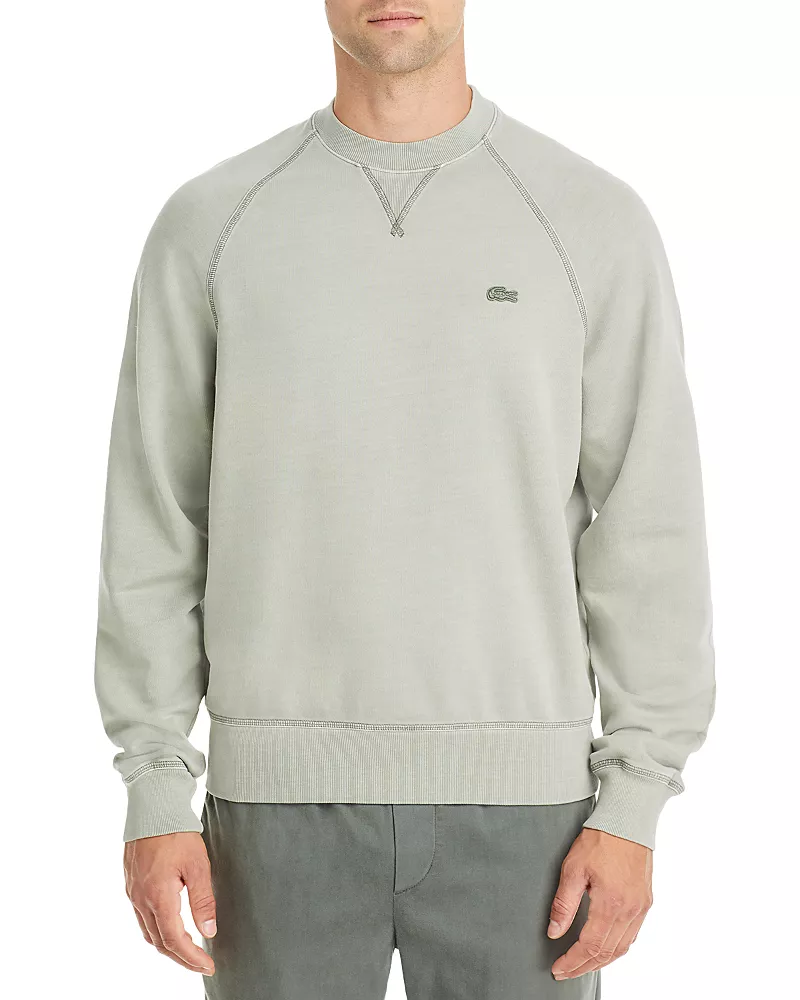 Lacoste Relaxed Fit Topstitched Sweatshirt