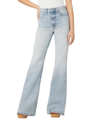 The Molly Petite High Rise Flared Jeans in Yours Truly