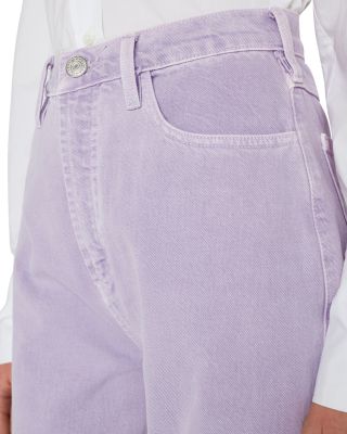 FRAME Le High N Tight Wide Leg Jeans in Washed Lilac