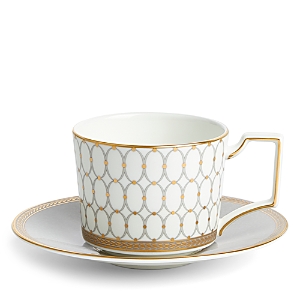 Wedgwood Renaissance Grey Teacup & Saucer