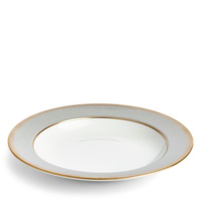 Renaissance Grey Rim Soup Bowl