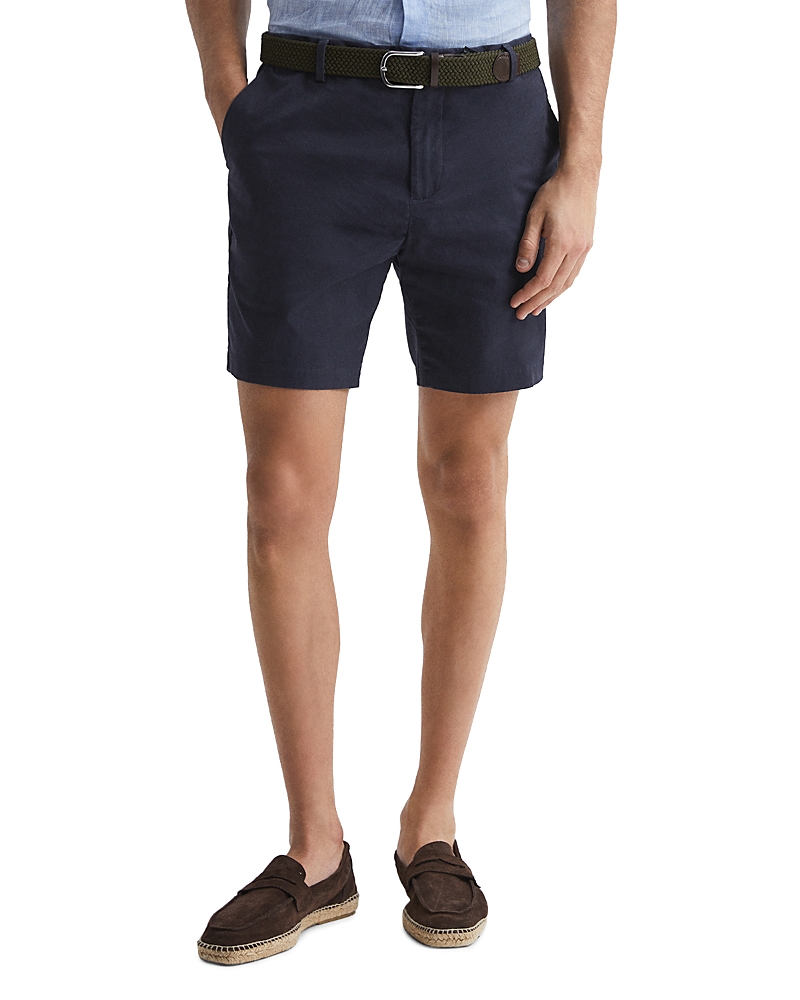 Reiss Wicket Modern Fit Chino Shorts In Navy