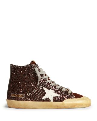 Golden Goose Women's Francy Penstar Glitter High Top Sneakers