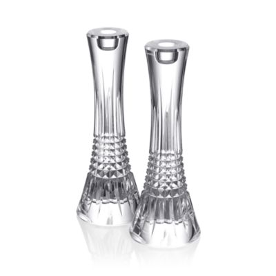 Lismore Diamond Essence 10" Candlesticks, Set of 2