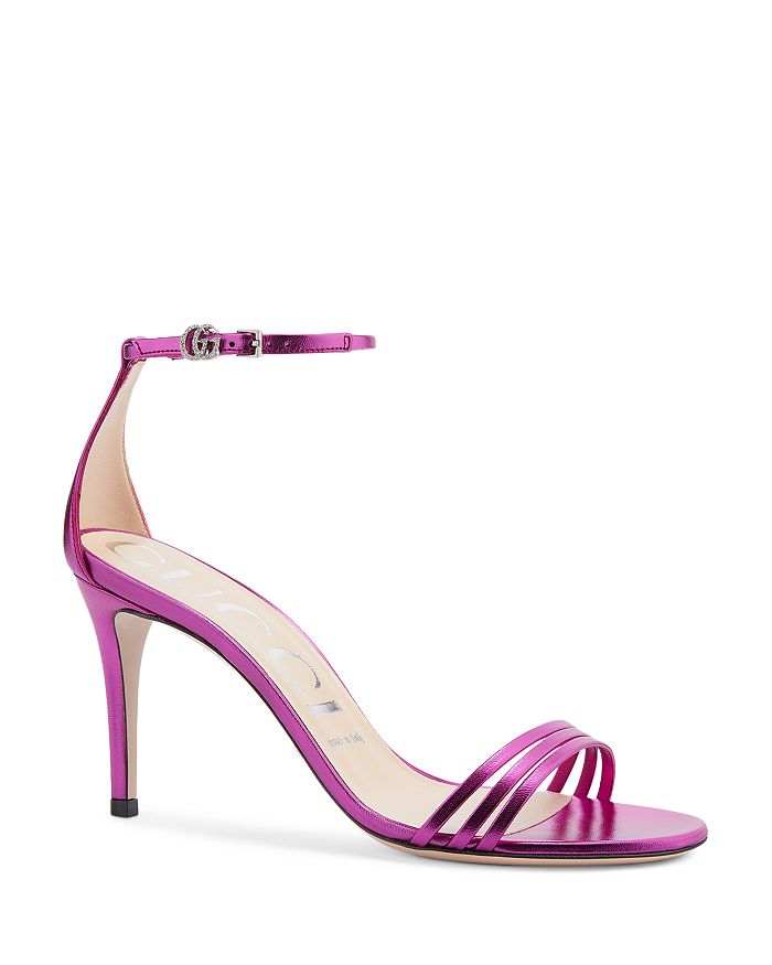 Gucci - Women's High Heel Ankle Strap Sandals