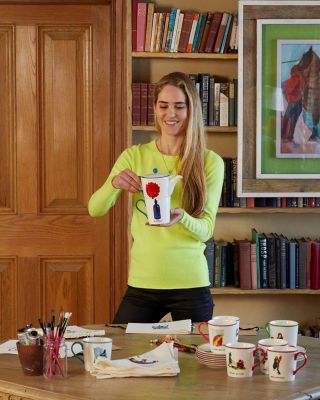 Kit Kemp by Spode Doodles Sandwich Platter