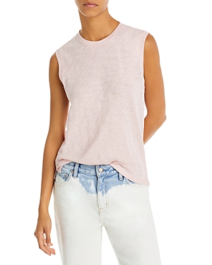 Atm Anthony Thomas Melillo Schoolboy Cotton Slub Jersey Sleeveless T-shirt In Pale Summer