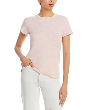 Atm Anthony Thomas Melillo Schoolboy Cotton Crewneck T-shirt In Pale Summer