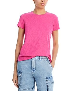 Atm Anthony Thomas Melillo Schoolboy Crewneck Tee In Ultra Pink