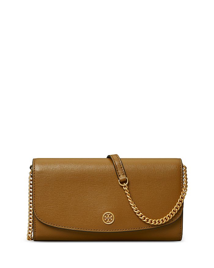 Tory Burch Robinson Leather Tote Bistro Brown