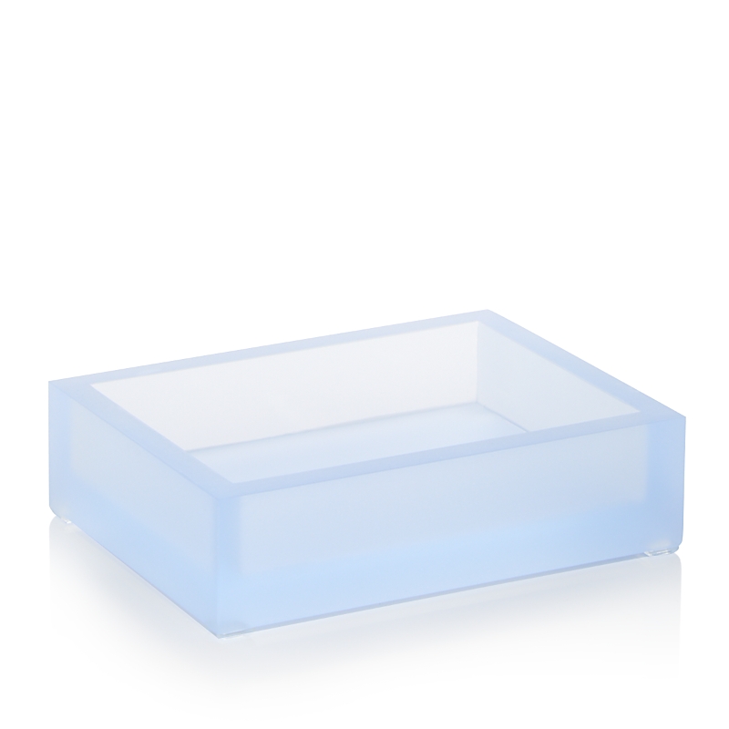 Mike And Ally Frost Sky Soap Dish In Frosted Blue