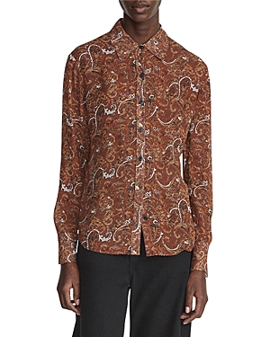 Rag & Bone Antonia Top In Brown Multi