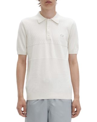 Fred Perry - Paneled Knit Polo Shirt