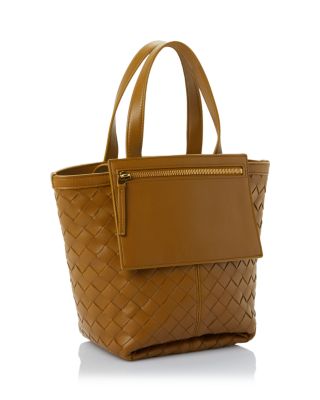 関税・送料込み【BOTTEGA VENETA】POUCH FLIP FLAP SMALL PRISM Bottega Veneta Flip Flap Small Prism Canvas & Leather Pouch