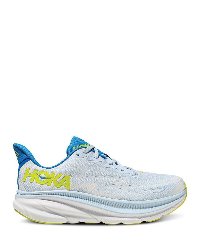Hoka Men's Clifton 9 Running Sneakers In Ice Water/evening Primose