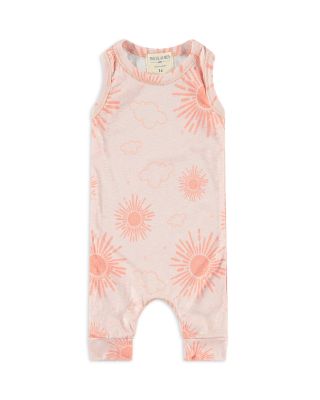 Paigelauren Unisex Sun Burst Slub Rib Tank Whim-zzz Romper - Baby