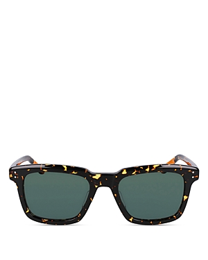 Shop Shinola Monster Square Sunglasses, 54mm In Brown/green Solid