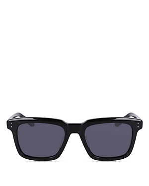 Shinola Monster 54mm Rectangular Sunglasses In Black/gray Solid