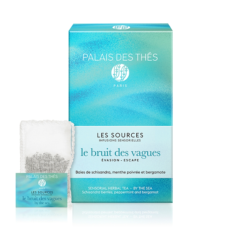 Palais des Thes By the Sea Herbal Tea Bags - Schisandra berries, Peppermint & Bergamot