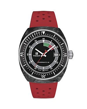 Shop Tissot Sideral S Watch, 41mm In Black/red
