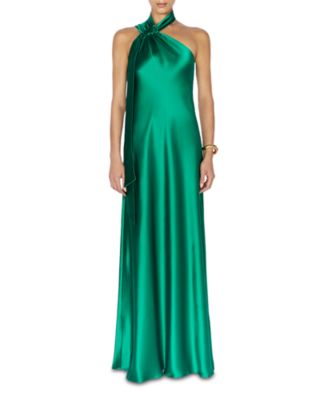 Galvan Ushuaia Halter Neck Gown | Bloomingdale's Women