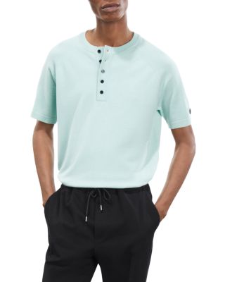 The Kooples - Short Raglan Sleeve Henley Tee