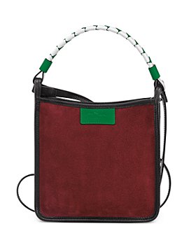 Longchamp - Taupe Leather Mini Crossbody Purse – Current Boutique