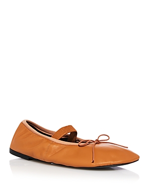 Proenza Schouler Women's Lamb Slip On Mary Jane Ballet Flats