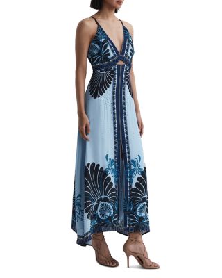 【海外限定】REISSドレス☆Delia Jersey Maxi Dress, Blue Buy Reiss Blue Delia Jersey Maxi Dress from Next USA