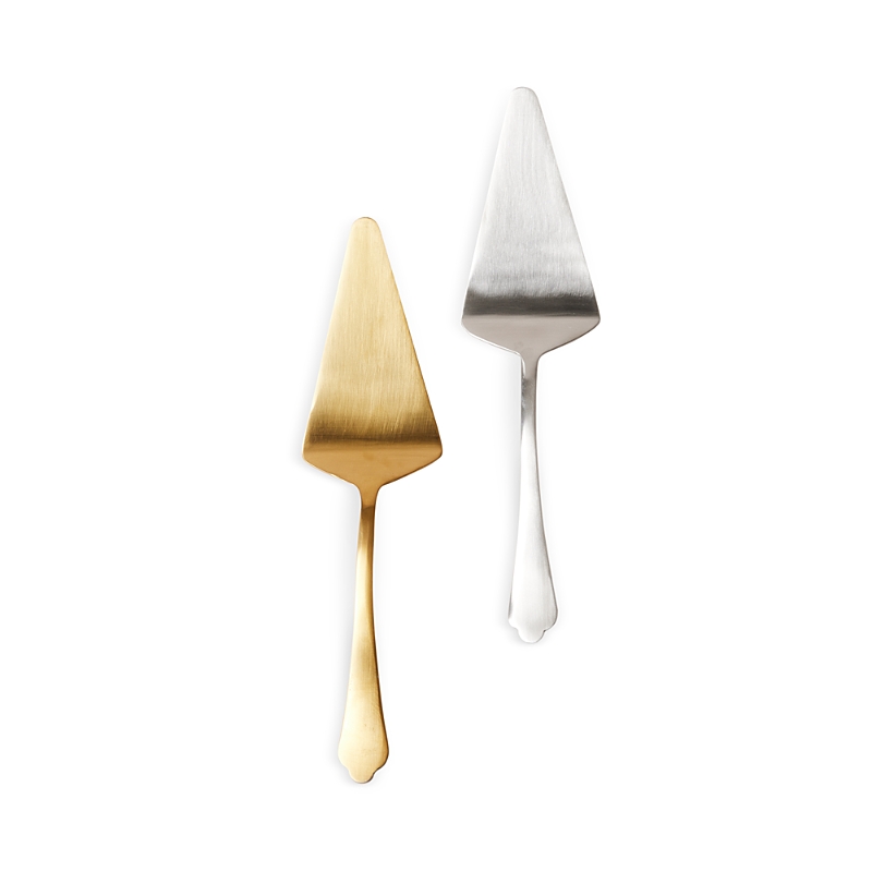 Farmhouse Pottery Farmhouse Essex Gold Tone Pie Server In Silver